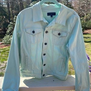 Talbots Mint Green Jacket, Med. Petite